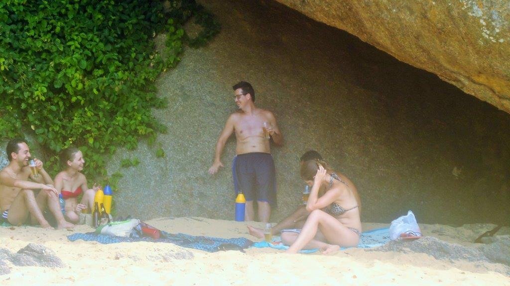 Foi aí que passamos nossa última tarde do ano com Tommy e Layla