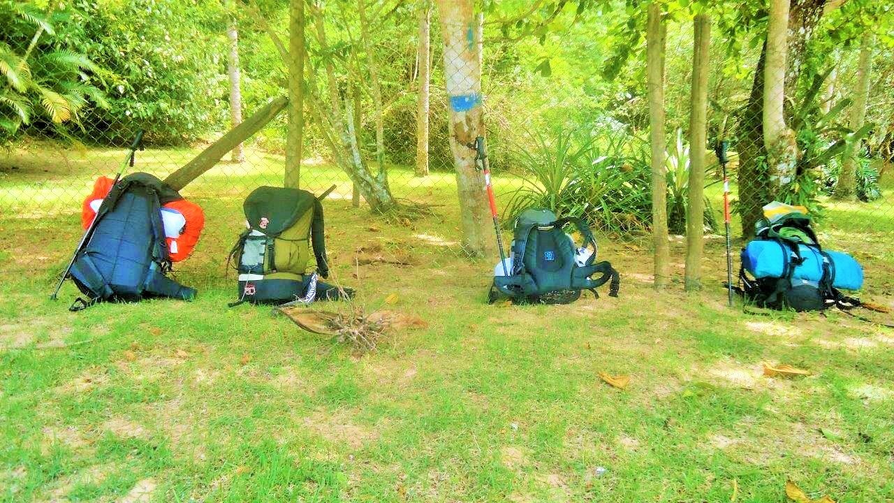 Mochilas de 40 litros são ideais para uma viagem assim