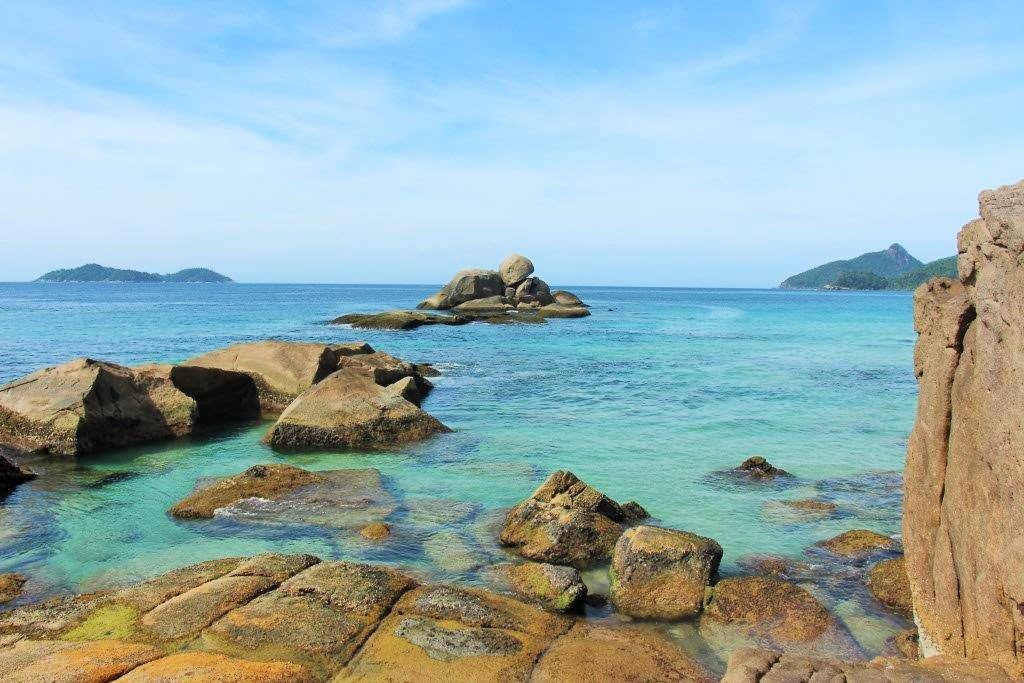 Com a formação rochosa em Santo Antônio que lembra uma tartaruga...