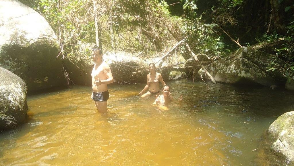 E aproveitar para refrescar e tirar o sal do corpo da Lagoa Verde